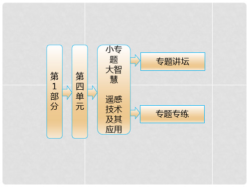 高考地理 第四单元 小专题大智慧遥感技术及其应用课件