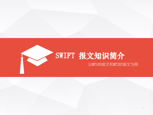 SWIFT 报文知识简介ppt课件