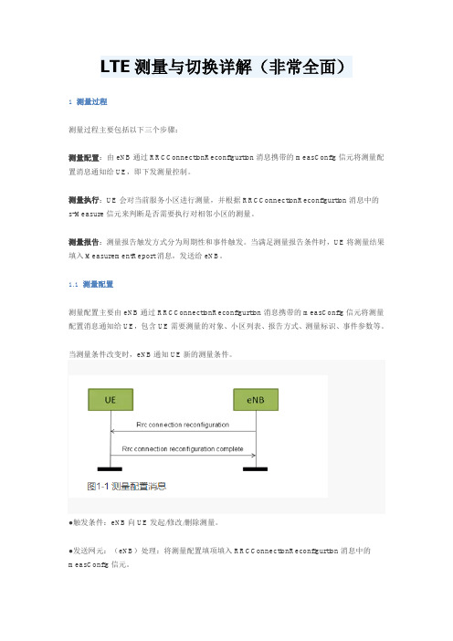 LTE测量与切换详解