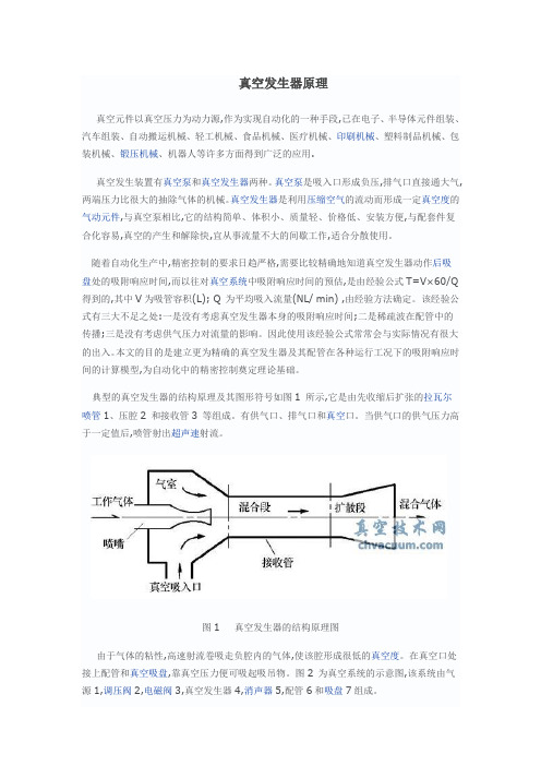 真空发生器原理