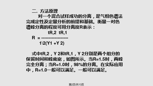 气相色谱的定性和定量分析概况