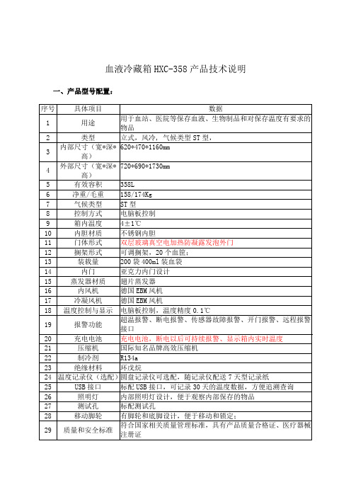 海尔冰箱参数