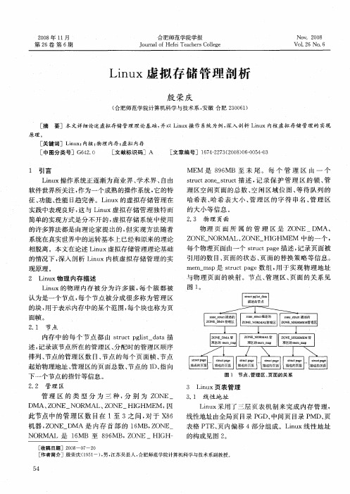 Linux虚拟存储管理剖析