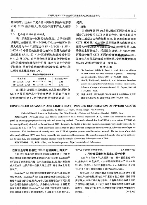 3月份我国塑料制品出口统计分析