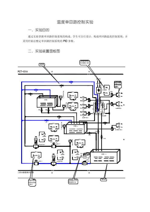 温度单回路控制实验
