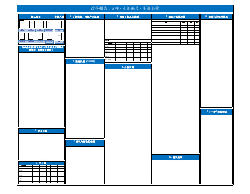 WCM-改善12步报告模板