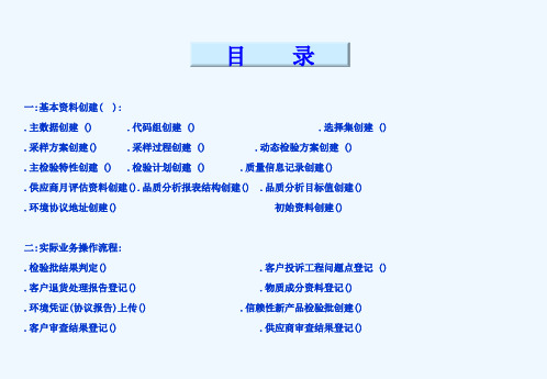 QMSAP系统操作手册中文VersionB