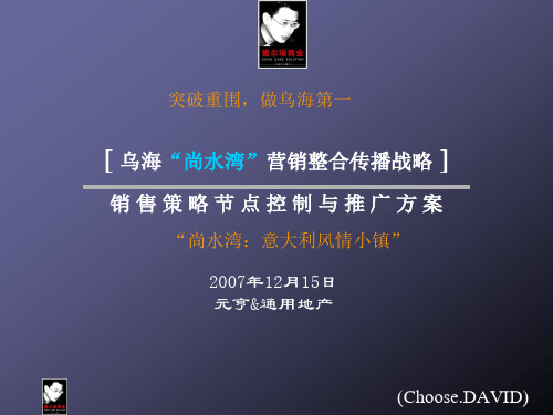 某房地产项目营销整合传播战略