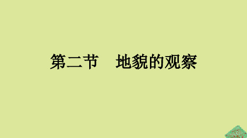 2023新教材高中地理第4章地貌第2节地貌的观察课件新人教版必修第一册