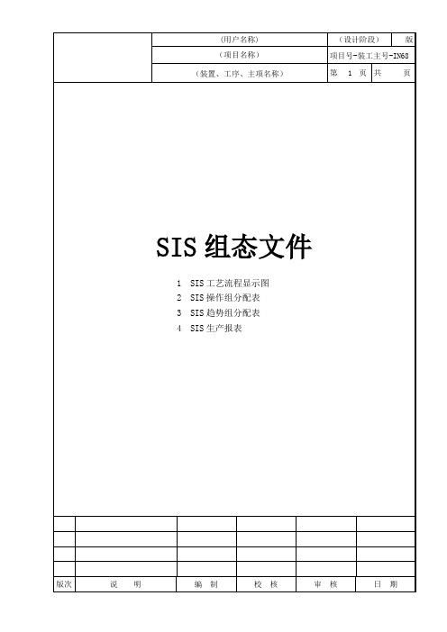 SIS工艺流程显示图模板ok