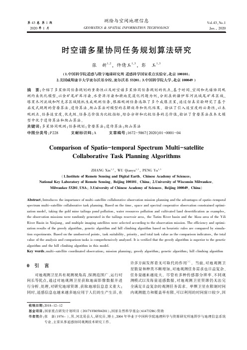 时空谱多星协同任务规划算法研究