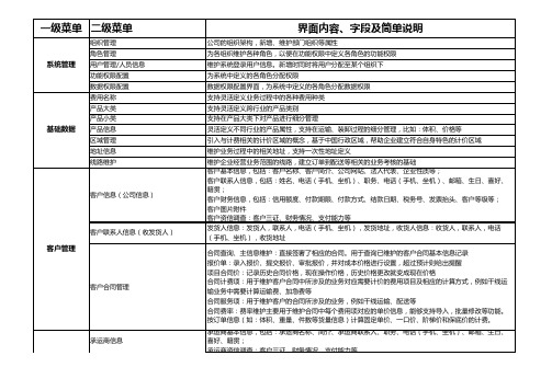 TMS功能清单_V1.0