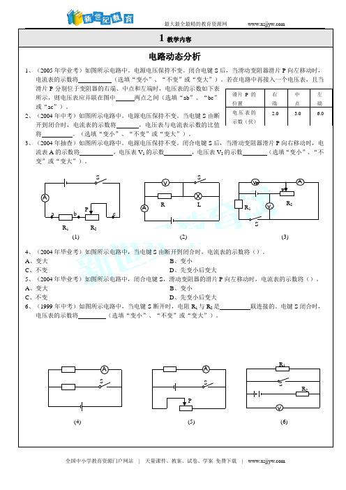 2014~2015学年八年级下册期末考试模拟卷物理试卷(无答案)