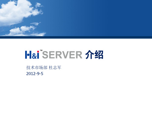 HiSERVER冗余服务器介绍(经典)精品PPT课件