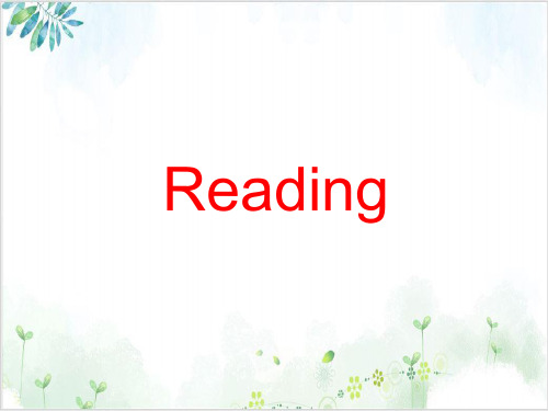 高中英语人教新课标必修三Unit 1 Reading Period 1(13张ppt)