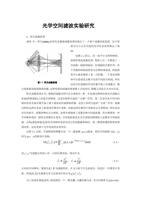 光学空间滤波