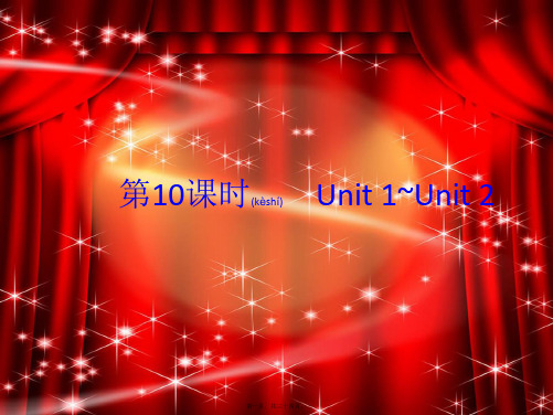 中考英语总复习 第10课时 八下 Unit 12课件