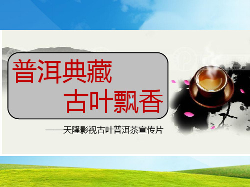 普洱茶宣传片脚本