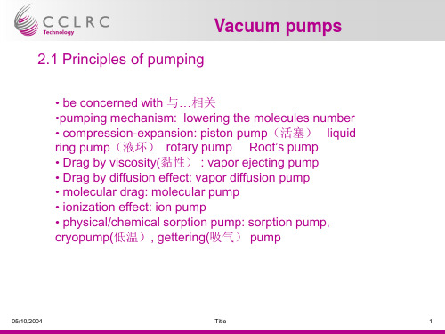 vacuumpump真空泵