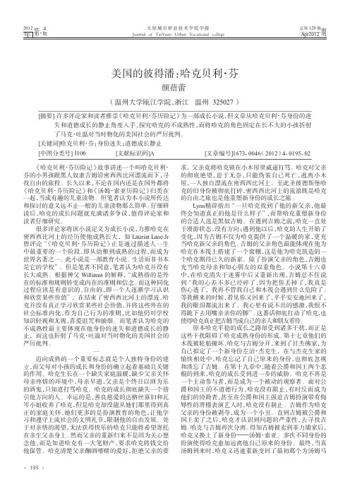 美国的彼得潘哈克贝利·芬