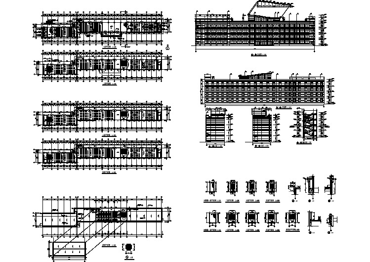 某地四层办公教学楼建筑施工方案图