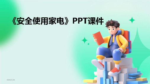 2024版《安全使用家电》PPT课件