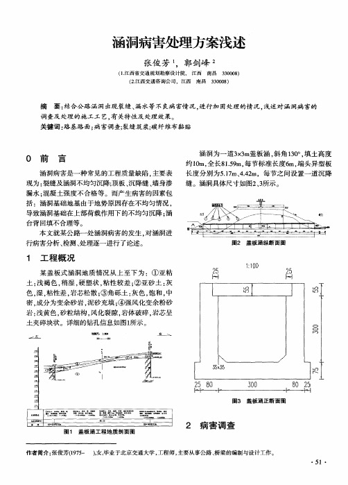 涵洞病害处理方案浅述