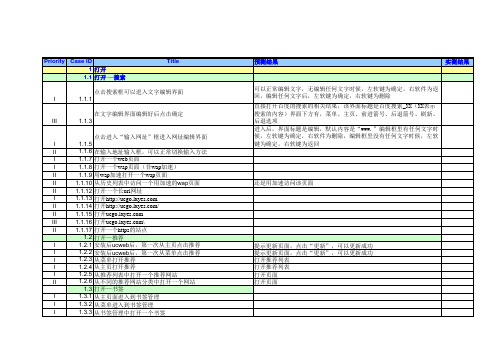 UCWEB模块测试模块(P707)