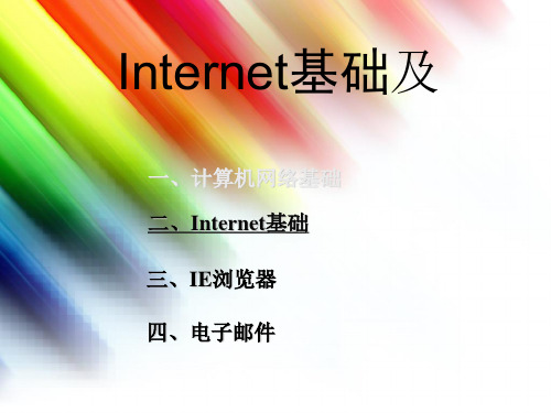 Internet基础及应用精品PPT课件