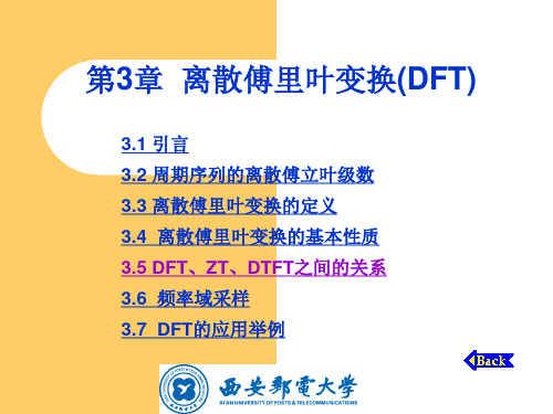 第3章  3.1-3.2离散傅里叶变换(DFT)