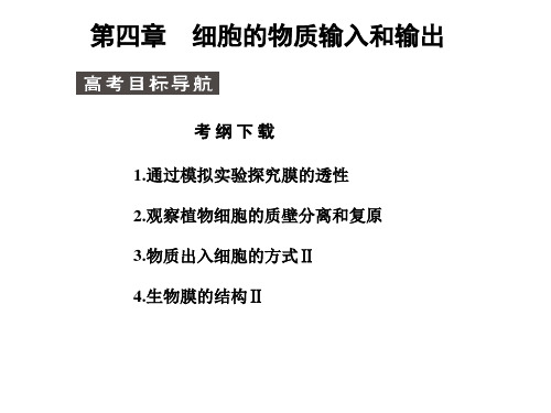 对比分析低浓度溶液→高浓度溶液水扩散的方向细胞10