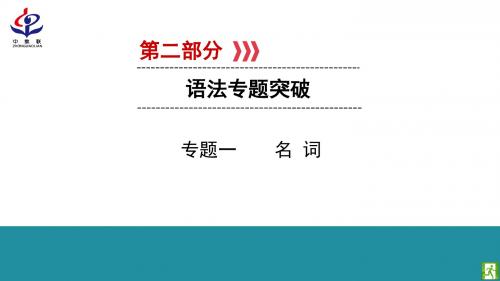 中考英语总复习 第2部分 专题1