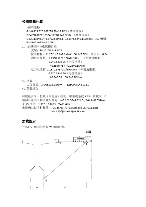 检测楼梯荷载计算