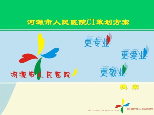 某市人民医院CI策划方案(PPT 35张)