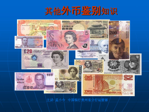 其他外币鉴别知识