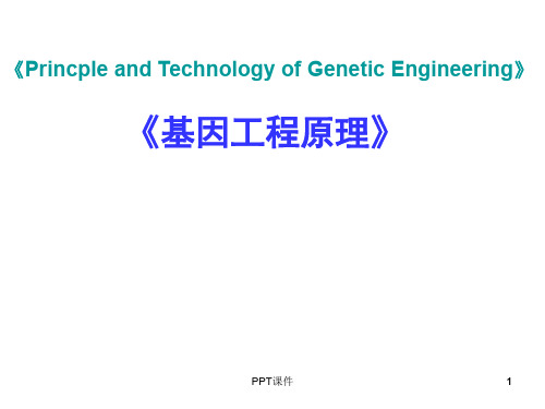 《基因工程》-第八章 基因工程应用实例 ppt课件