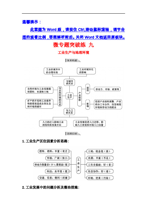 【高中地理】2017高考地理二轮考点复习训练试题(54份) 通用3