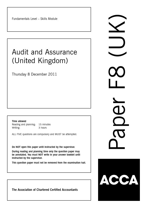 ACCA2011F8-UK