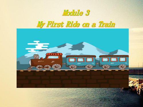 高中英语Module 3 My First Ride on a Train (1)