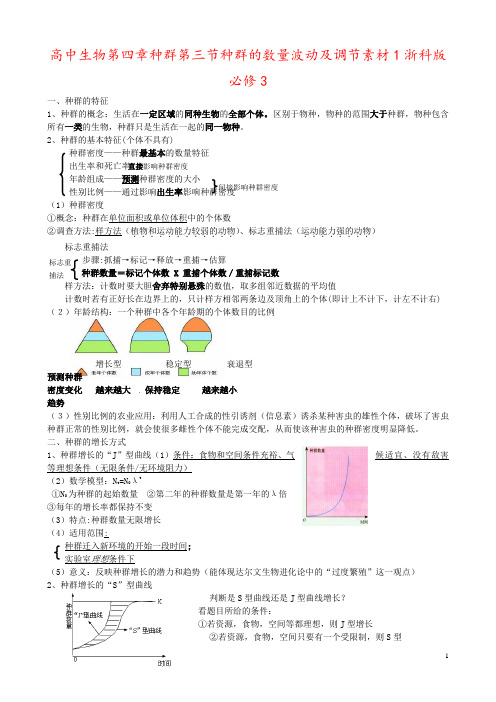 高中生物第四章种群第三节种群的数量波动及调节素材1浙科版必修3