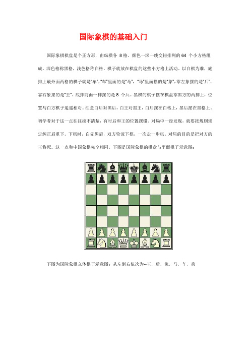 国际象棋的基础