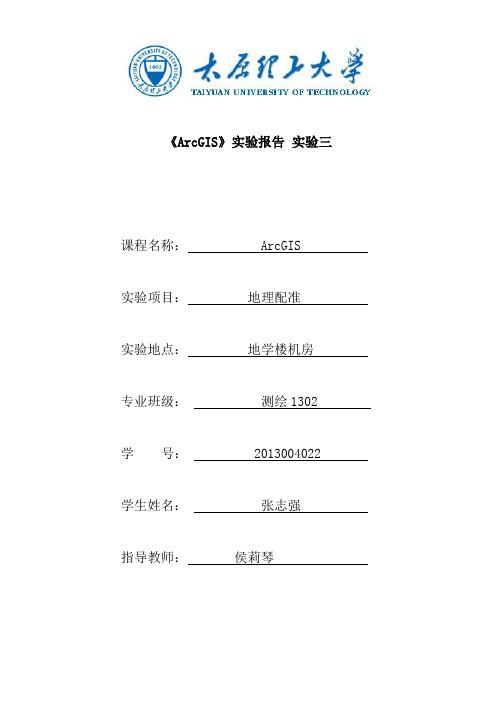 acgis地理配准