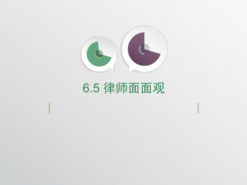 《6.5 律师面面观》课件2