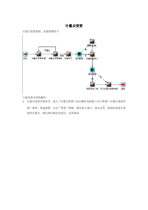 计量点变更流程操作说明