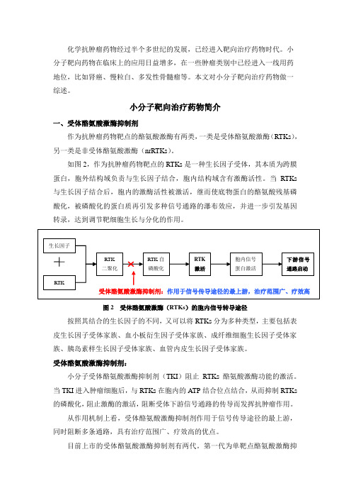 小分子靶向治疗药物简介