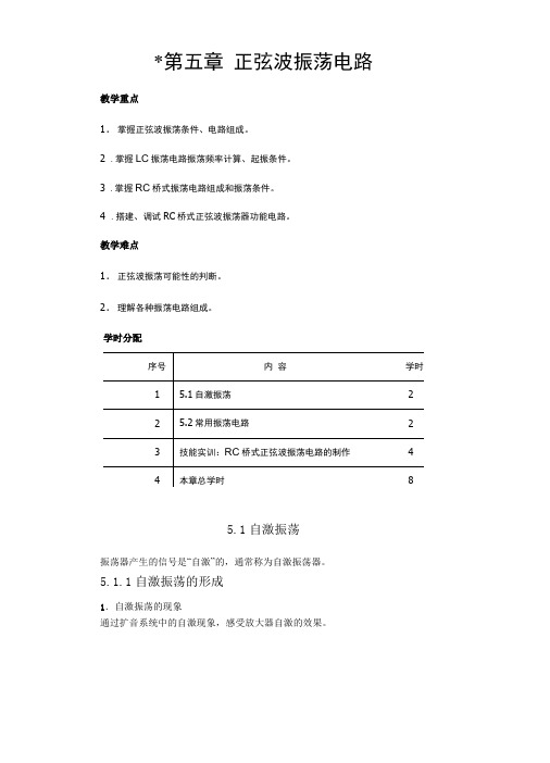 正弦波振荡电路