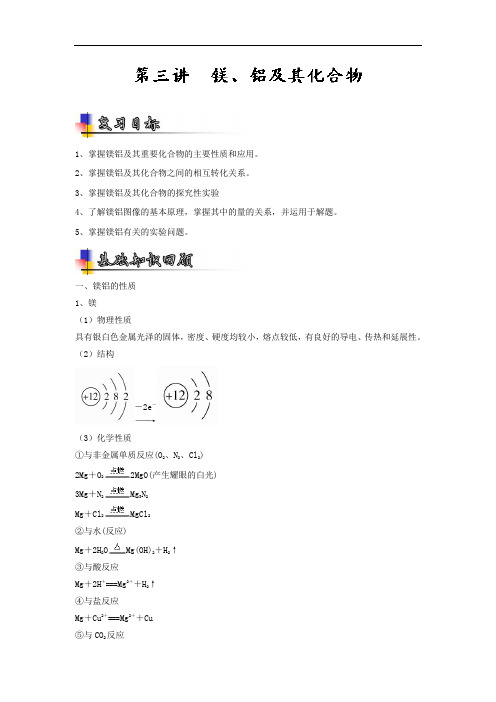 专题3-3 镁、铝及其化合物讲-2018年高考化学一轮复习