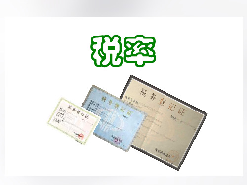 六年级下册数学课件-百分数税率人教新课标