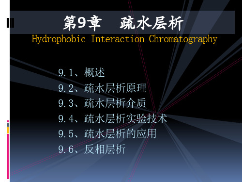 第09章疏水层析ppt课件