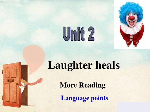 上海牛津高二第二学期unit2 unit 2上课 more reading language points